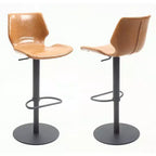 Taburete giratorio neumático de altura ajustable estilo vintage Chintaly Imports