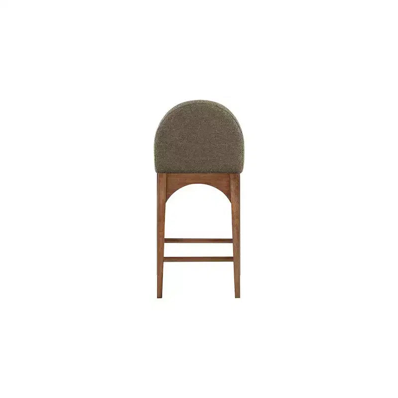 Meridian Furniture, Taburete de tela de bucle Waldorf Olive