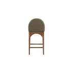 Meridian Furniture, Taburete de tela de bucle Waldorf Olive