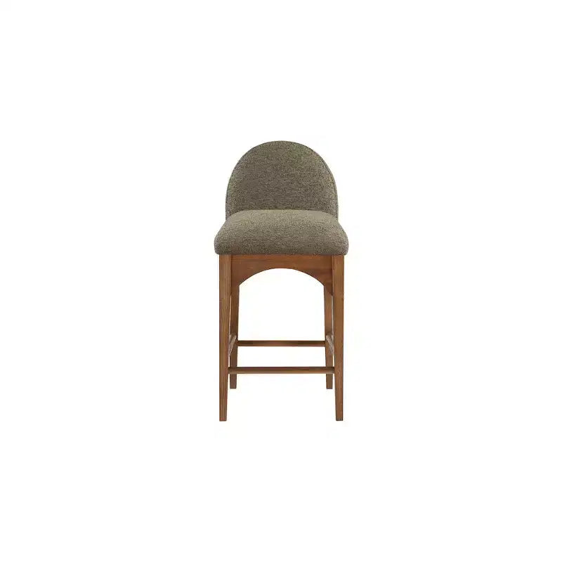 Meridian Furniture, Taburete de tela de bucle Waldorf Olive