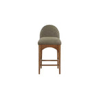 Meridian Furniture, Taburete de tela de bucle Waldorf Olive
