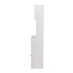 GDFStudio Edmund Gabinete de Almacenamiento Moderno de 70.87'' de Alto con 2 Cajones y Puertas de Vidrio