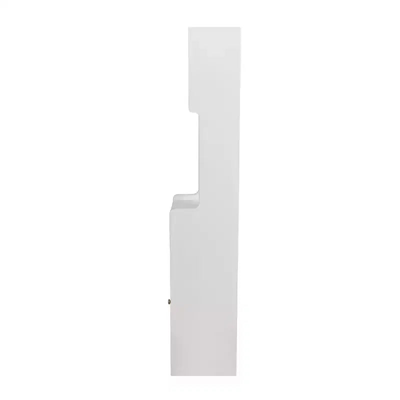 GDFStudio Edmund Gabinete de Almacenamiento Moderno de 70.87'' de Alto con 2 Cajones y Puertas de Vidrio