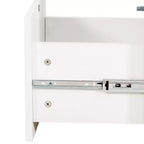 GDFStudio Edmund Gabinete de Almacenamiento Moderno de 70.87'' de Alto con 2 Cajones y Puertas de Vidrio