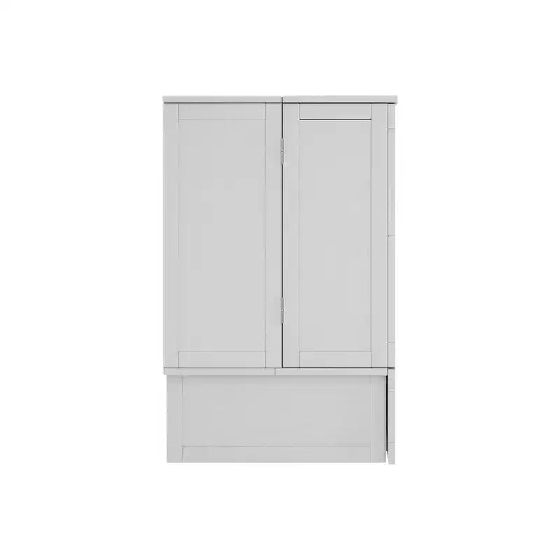 Cama de pared Queen Keloyid Haimyy de madera maciza con cargador integrado y cajón resistente