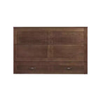 Cama de pared Queen Keloyid Haimyy de madera maciza con cargador integrado y cajón resistente