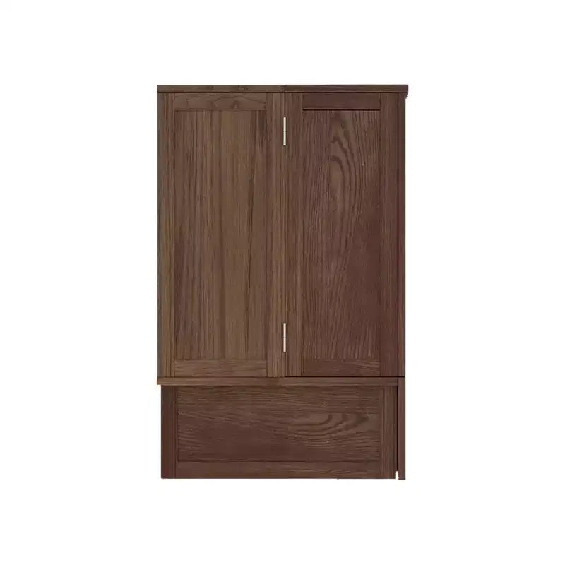 Cama de pared Queen Keloyid Haimyy de madera maciza con cargador integrado y cajón resistente