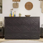 Cama de pared Queen Keloyid Haimyy de madera maciza con cargador integrado y cajón resistente