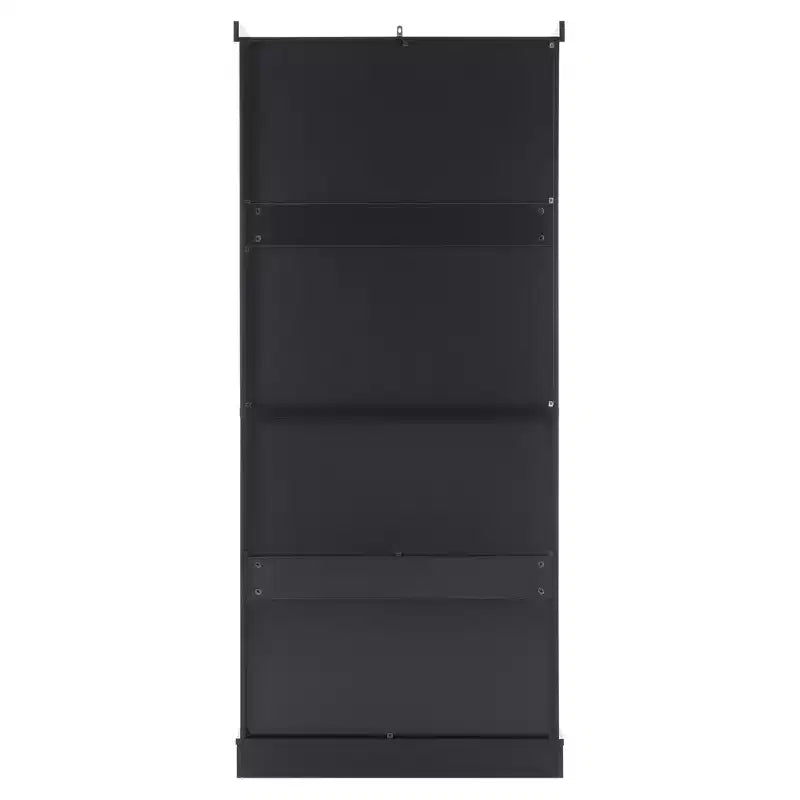 Mueble de almacenamiento de baño Whisen 70.1 con puertas de cristal de cierre suave, estantes ajustables y 3 cajones