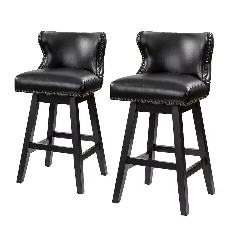 Johannes Swivel Bar & Counter Stool Set of 2|HULALA HOME