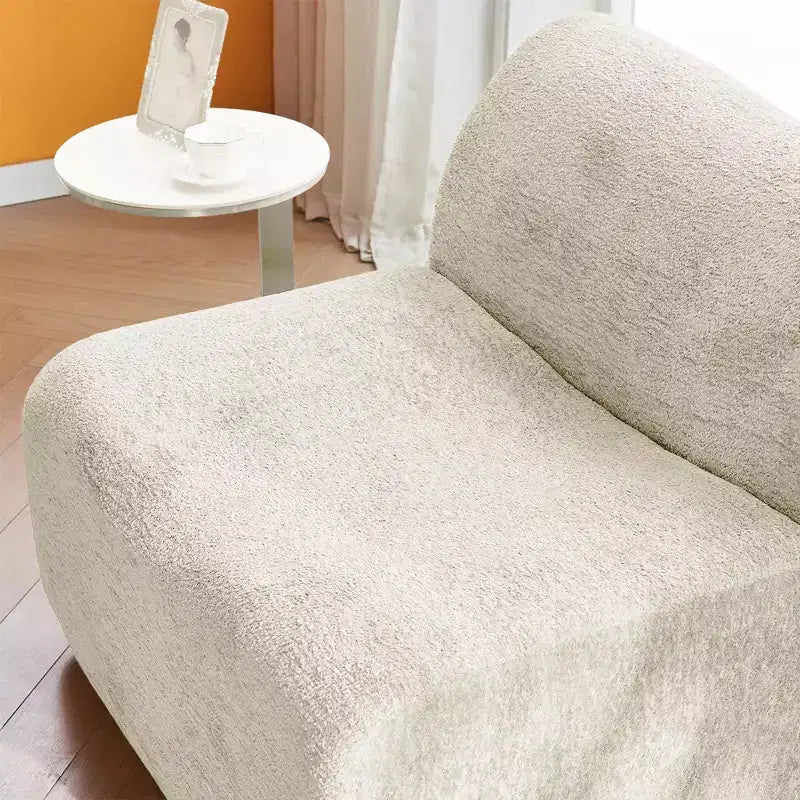 Sofá y sillón Okak modernos de espuma de compresión con reposapiés, cómodo conjunto de futón y sillón decorativo para dormitorio, sala de estar u oficina