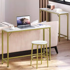 Modern Narrow Entryway Console Table, 39.4 Sofa Table for Living Room, Slim Space-Saving Table for Hallway, Narrow Table Behind Sofa