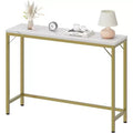 Modern Narrow Entryway Console Table, 39.4 Sofa Table for Living Room, Slim Space-Saving Table for Hallway, Narrow Table Behind Sofa