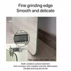 Okak 65*24/60*15/56*15in Espejo de Cuerpo Entero Antiexplosión con Esquina Redonda, Espejo de Pared Moderno de 5mm, Espejo para Guardarropa, Sala de Estar