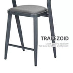 Taburetes de bar, juego de 2, taburetes de altura de mostrador giratorios con respaldo, sillas de bar modernas ajustables, taburetes altos sin brazos para isla de cocina