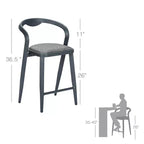 Taburetes de bar, juego de 2, taburetes de altura de mostrador giratorios con respaldo, sillas de bar modernas ajustables, taburetes altos sin brazos para isla de cocina