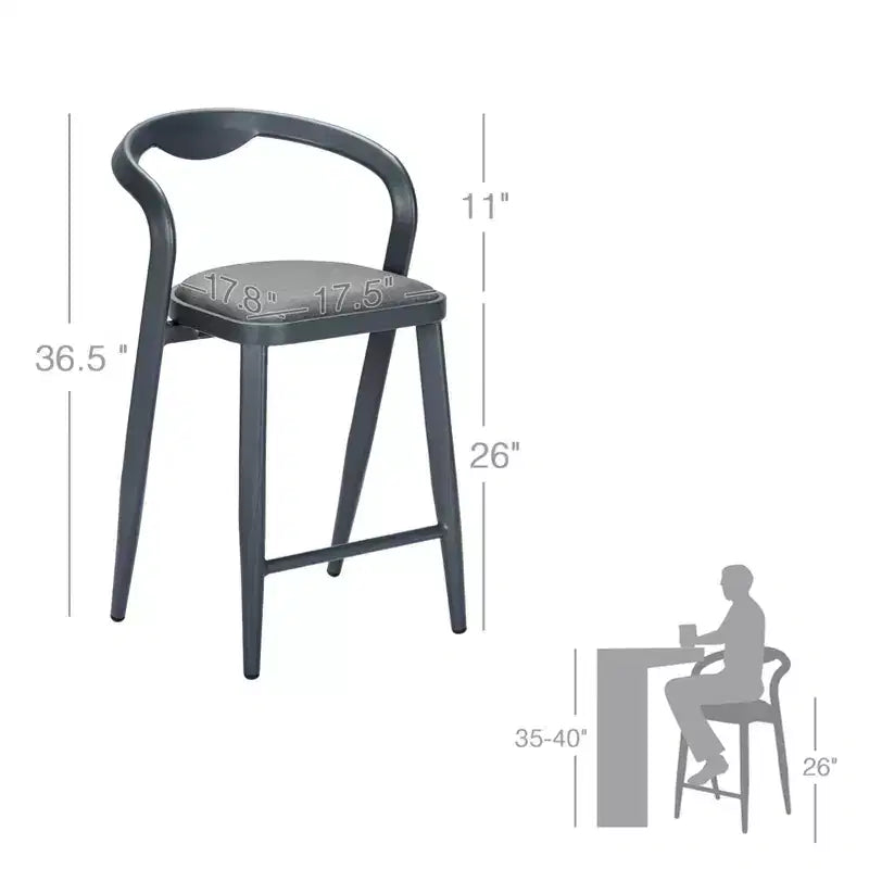 Taburetes de bar, juego de 2, taburetes de altura de mostrador giratorios con respaldo, sillas de bar modernas ajustables, taburetes altos sin brazos para isla de cocina