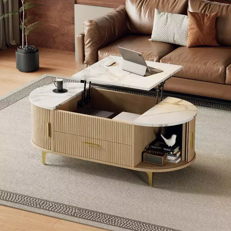Mesa de centro elevable Christopher Knight Home Nova con almacenamiento oculto
