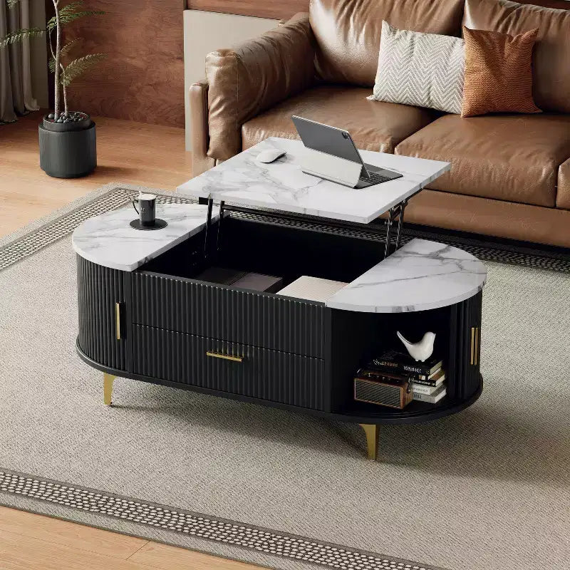Mesa de centro elevable Christopher Knight Home Nova con almacenamiento oculto
