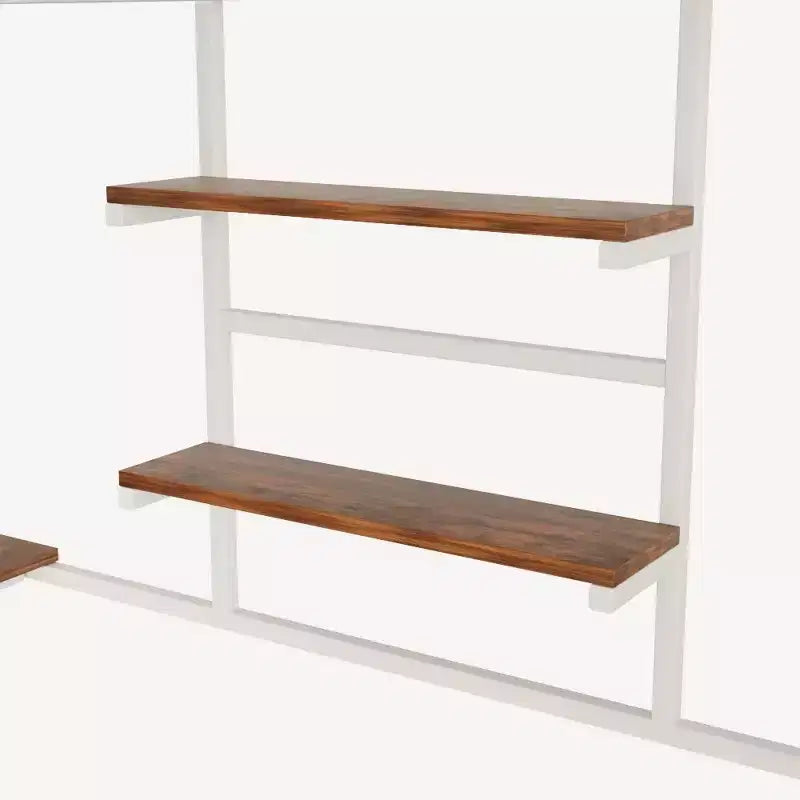 Cama alta Okak de tamaño completo con barandilla de seguridad, litera con escritorio, escaleras y estantes de almacenamiento, cama individual para niños y adultos