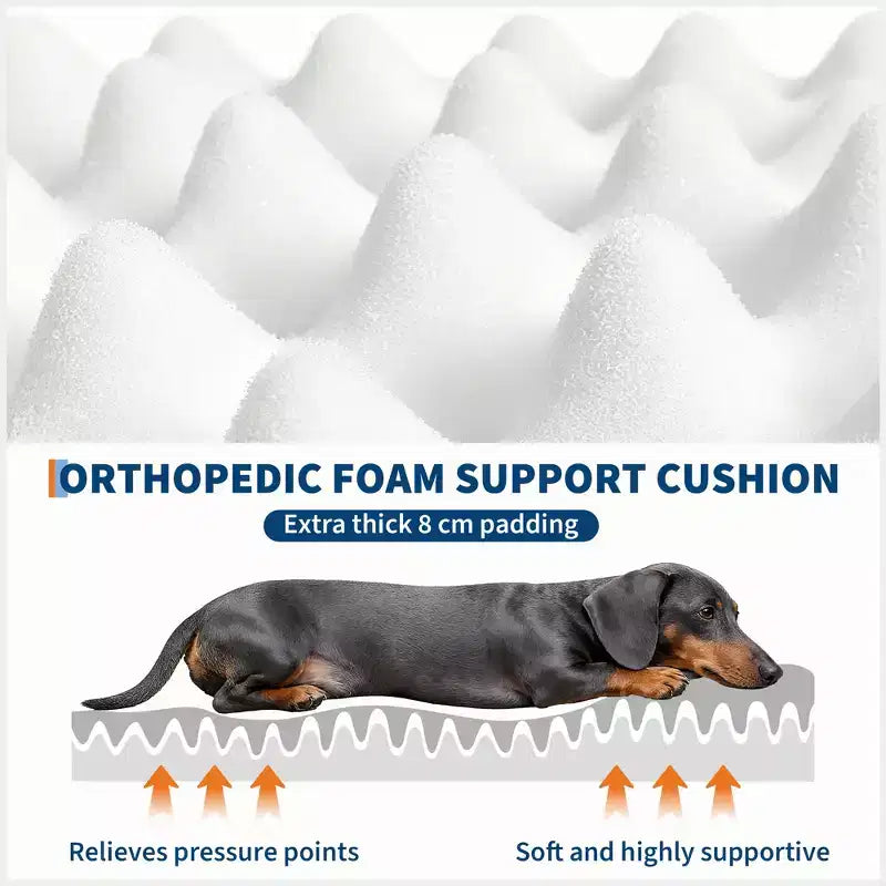 Cama para perros para humanos, para ti y tus mascotas, para dormir la siesta, cama ortopédica lavable de piel sintética para perros, 172 x 110 x 22 cm