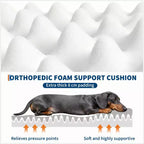 Cama para perros para humanos, para ti y tus mascotas, para dormir la siesta, cama ortopédica lavable de piel sintética para perros, 172 x 110 x 22 cm