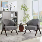 Sillón de estilo moderno, material PU, cómoda silla de lectura acolchada, sofá sin reposabrazos, adecuado para sala de estar y dormitorio