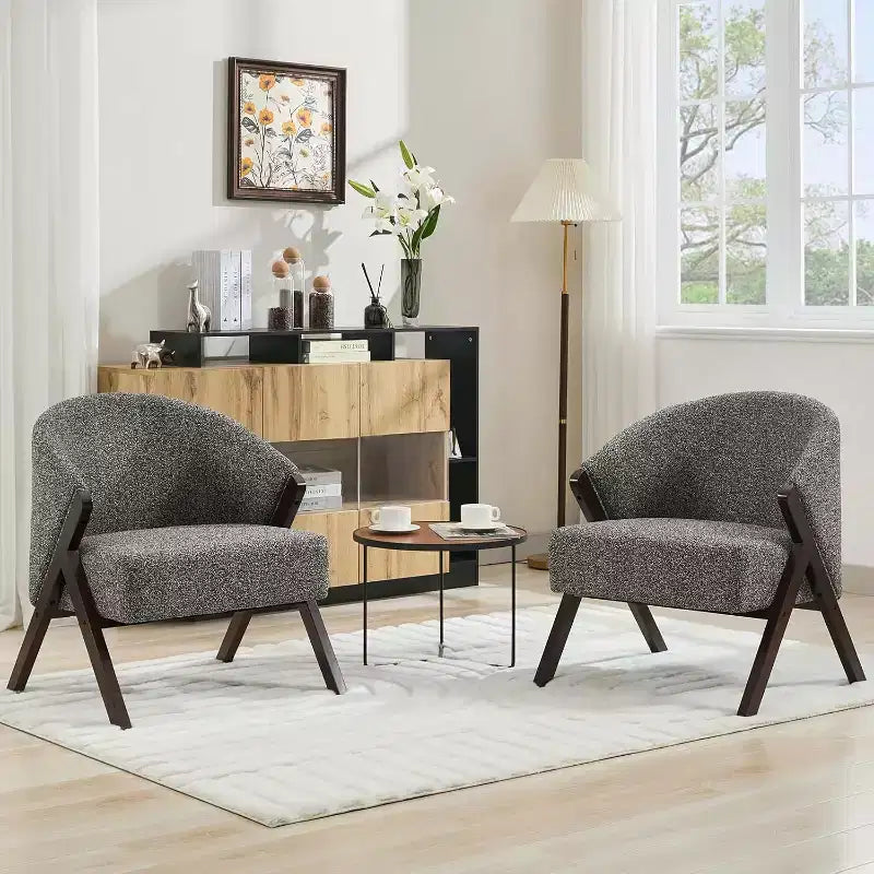Sillón de estilo moderno, material PU, cómoda silla de lectura acolchada, sofá sin reposabrazos, adecuado para sala de estar y dormitorio