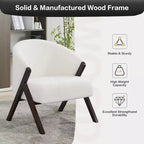 Sillón de estilo moderno, material PU, cómoda silla de lectura acolchada, sofá sin reposabrazos, adecuado para sala de estar y dormitorio