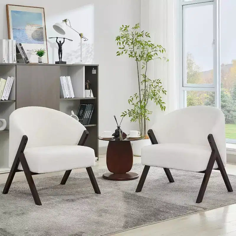 Sillón de estilo moderno, material PU, cómoda silla de lectura acolchada, sofá sin reposabrazos, adecuado para sala de estar y dormitorio