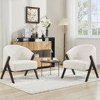 Sillón de estilo moderno, material PU, cómoda silla de lectura acolchada, sofá sin reposabrazos, adecuado para sala de estar y dormitorio