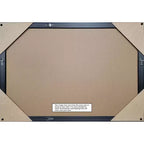Espejo de pared de baño Amanti Art Driftwood Tan Petite Bevel de madera 28.75 x 22.75 pulgadas