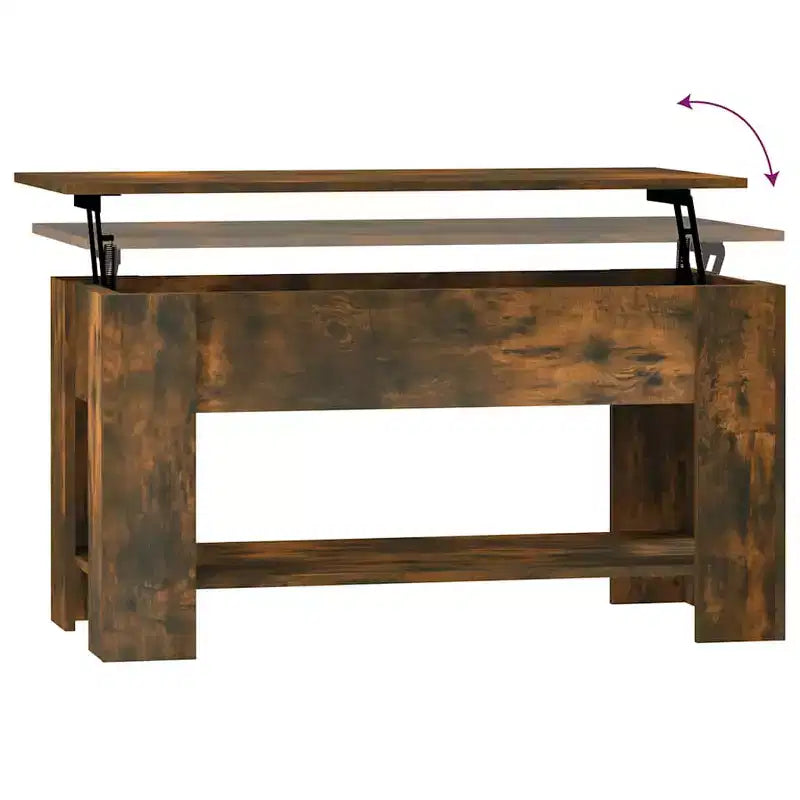 Mesa de centro Roble Ahumado Madera Contrachapada Media