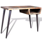 Escritorio Multicolor Madera recuperada, Hierro pintado 110 x 50 x 80 cm
