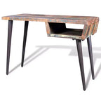 Escritorio Multicolor Madera recuperada, Hierro pintado 110 x 50 x 80 cm