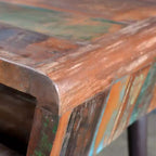 Escritorio Multicolor Madera recuperada, Hierro pintado 110 x 50 x 80 cm