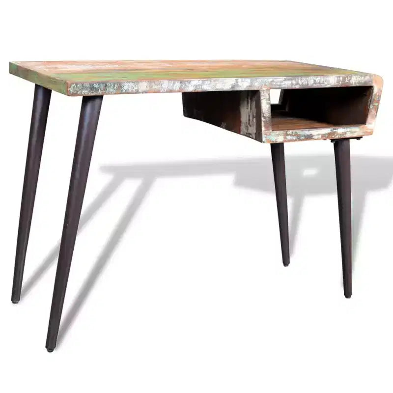 Escritorio Multicolor Madera recuperada, Hierro pintado 110 x 50 x 80 cm