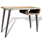 Escritorio Multicolor Madera recuperada, Hierro pintado 110 x 50 x 80 cm