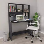 Escritorio gris madera diseñada Escritorio compacto Rectangular Moderno