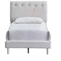 Passion Furniture Sinclair Wheat Wood Frame Platform Bed
