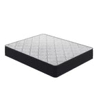 Okak Modern 10 pulgadas, colchón híbrido de muelles ensacados, azul marino y blanco, con alivio de presión para un sueño cómodo, colchones con certificación CertiPUR-US