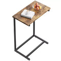 C-shaped End Side Coffee Tray Sofa Table Laptop TV Snack Stand, Metal Frame, Suitable for coffee tables, sofas, living rooms, bedrooms