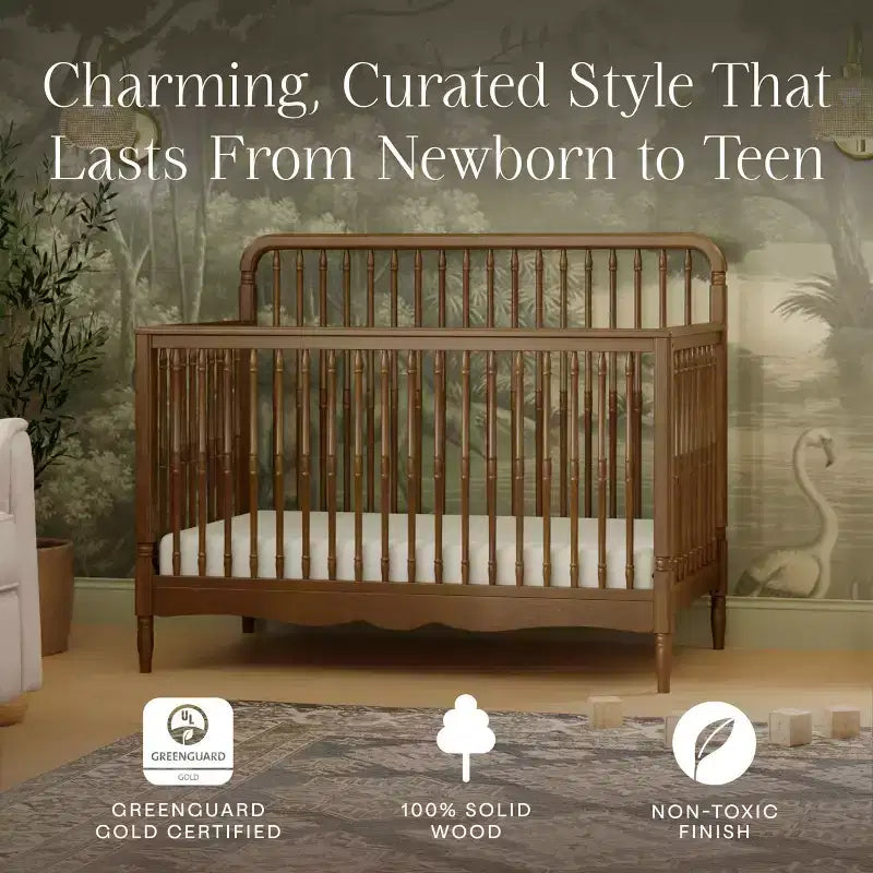 Cuna convertible 4 en 1 Liberty de Namesake con husos