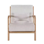 Homy Casa Marlow Wooden Accent Chair with Solid Wood Frame, Mid-Century Style