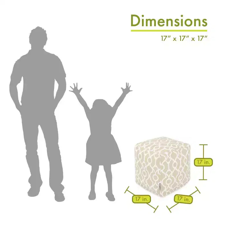 Majestic Home Goods,Puf cubo de Atenas