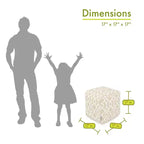 Majestic Home Goods,Puf cubo de Atenas