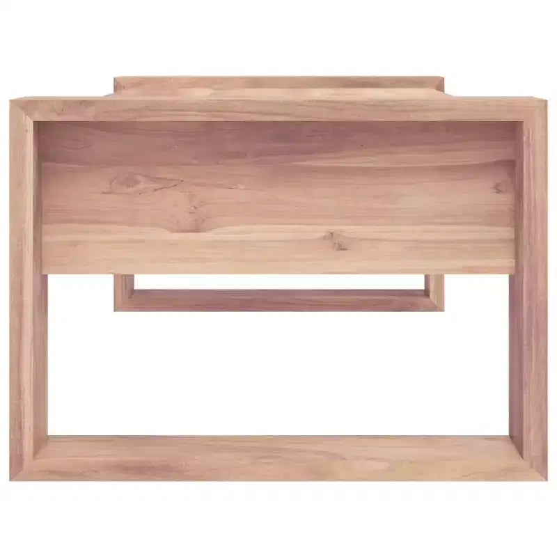vidaXL Mesa de centro Teca Madera de teca maciza 110 x 60 x 40 cm