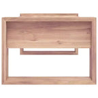 vidaXL Mesa de centro Teca Madera de teca maciza 110 x 60 x 40 cm