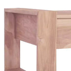vidaXL Mesa de centro Teca Madera de teca maciza 110 x 60 x 40 cm