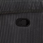 MAYEERTY Sofá Biplaza Reclinable, Reclinable de 2 Plazas de Pana con Almacenamiento y Portavasos para Sala de Estar, Gris Oscuro